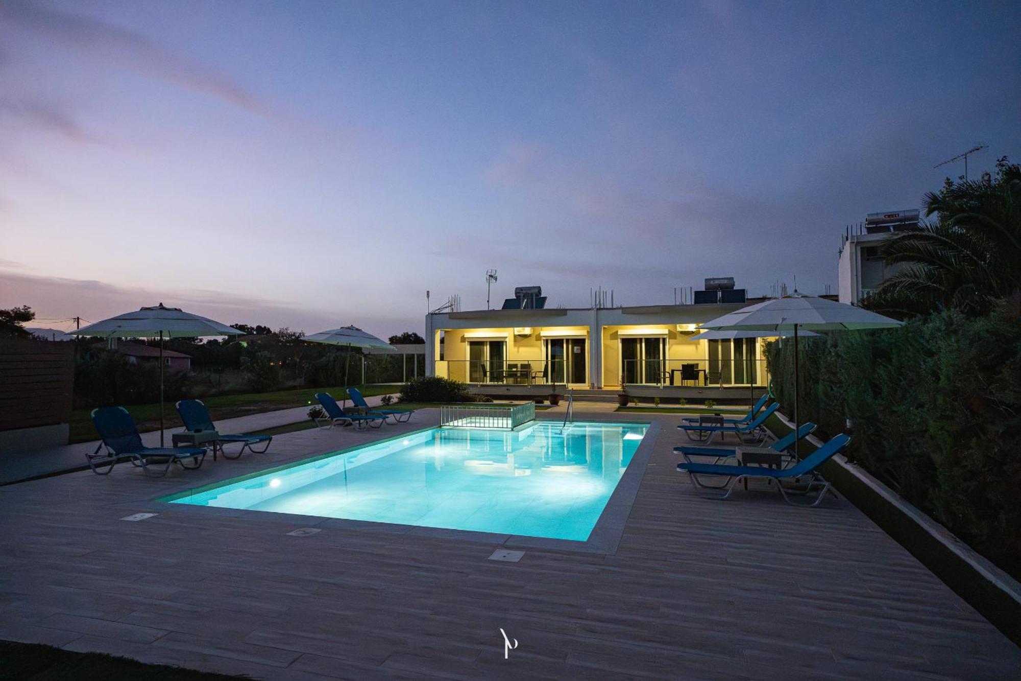 Nancy'S Budget Villa With Pool & Jacuzzi By "Elite" ラガナス エクステリア 写真