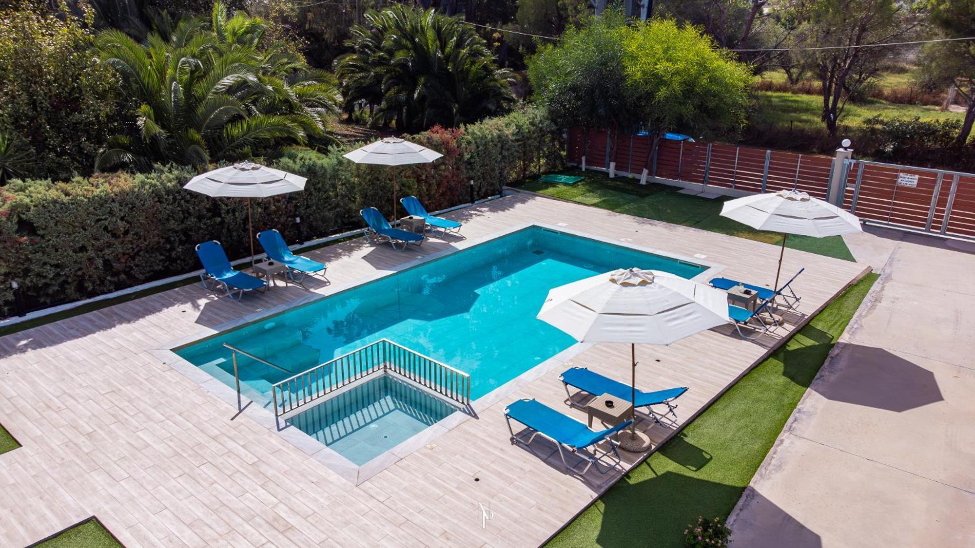 Nancy'S Budget Villa With Pool & Jacuzzi By "Elite" ラガナス エクステリア 写真